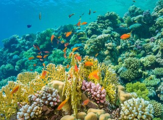Nice coral reef in the Egypt, Safaga