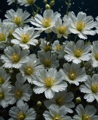 Underwater Flowers Water Floral Nature Daisy Petals Colors Natural 