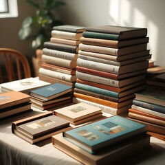 stack of books