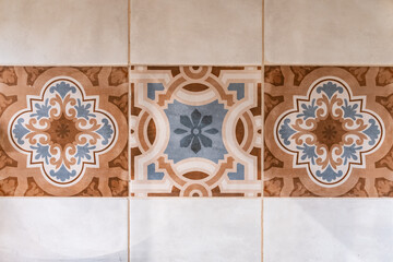 Tile Motifs Background Photo, Uskudar Istanbul, Turkiye (Turkey)