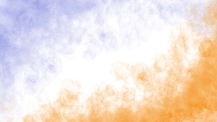 Abstract watercolor background with cloud background 