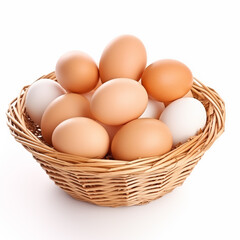 Eggs in a basket