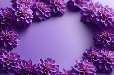 Fototapeta premium lilac flowers with space for text