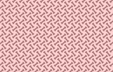 Fototapeta premium Seamless pattern with bones.Dogs food repeat pattern.Graphic vector background.