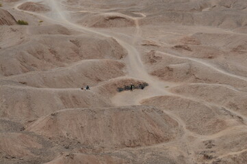 Ciclistas no Deserto de Atacama