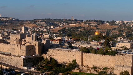 The old city of Jerusalem at golden Hour,Aerial view, 2022
Beautiful shot from the old city of Jerusalem

