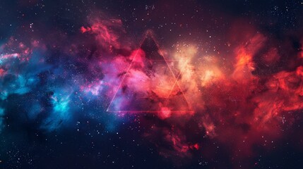 Abstract colorful geometric background