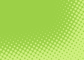 Bright light green background in pop art comic book style, vector illustration eps10