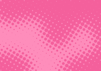 baby pink pop art comic background lightning blast halftone dots