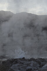 Geyser borbulhando