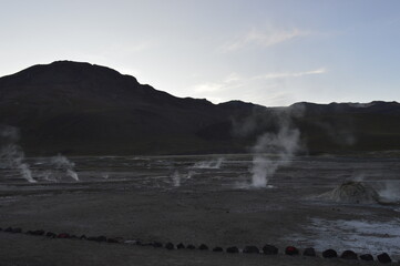 Amanhecer no Geyser