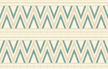 Ethnic abstract ikat art. Aztec ornament print. geometric ethnic pattern seamless  color oriental.  Design for background ,curtain, carpet, wallpaper, clothing, wrapping, Batik, vector illustration.