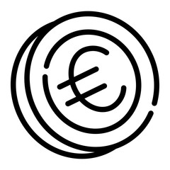 euro line icon