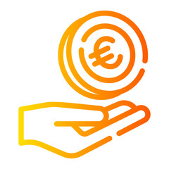 investment gradient icon