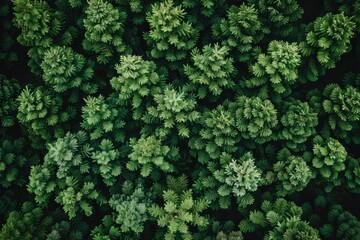 beautiful green forest on a sunny day professional photography