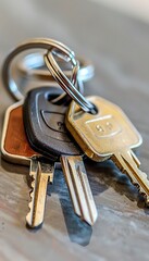 Macro shots of car keys and fobs showcasing modern automotive access and security importance