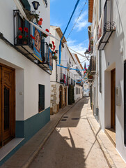 Fototapeta premium Benissa (Spanien) Costa Blanca, historische Altstadt