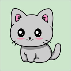 an image or logo with an animal theme, suitable for stickers