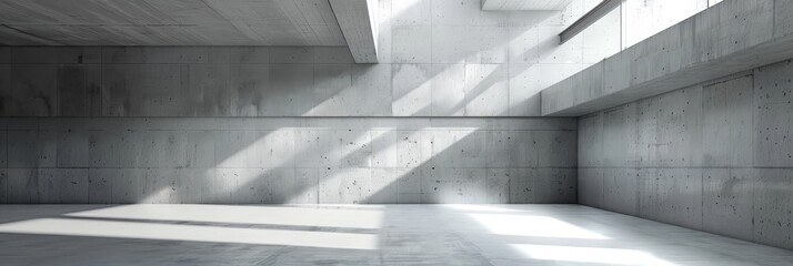 Cavernous Concrete Garage A Showcase of Minimalistic Architectural Design and Natural Illumination