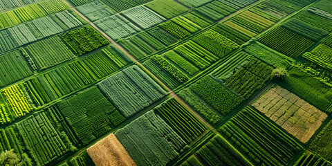 Ariel view of green and yellow fields during daytime 
