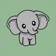 an image or logo with an animal theme, suitable for stickers