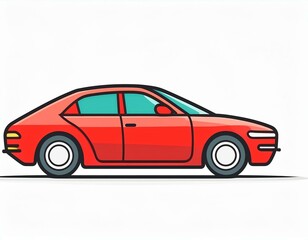 logo voiture rouge pour garagiste en ia