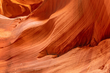 Rock patterns formed in Arizona Slot Canyons over thousands of years.