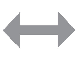arrow right left icon design illustration.