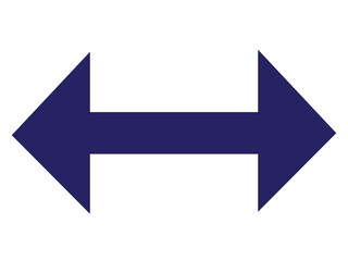 arrow right left icon design illustration.