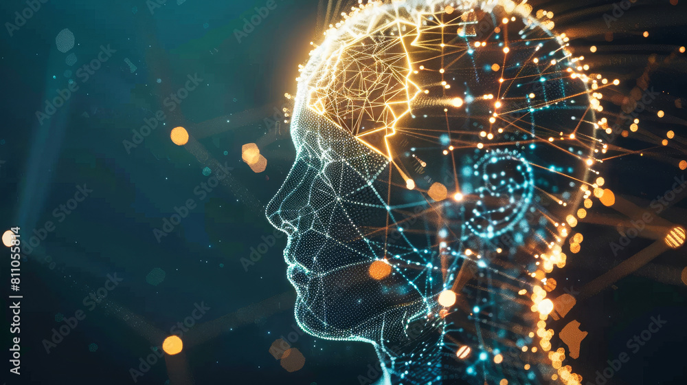 Aufkleber artificial intelligence and machine learning concept