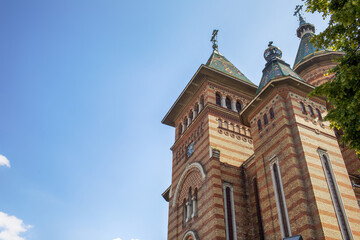 The Romanian Orthodox metropolitan cathedral in Timisoara.