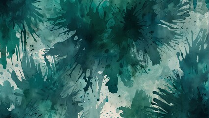 Abstract with green themed colors in white background. Wallpaper looks dark and psychedelic with concept of mental confusion.