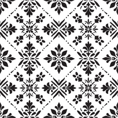 Fototapeta premium Geometric pattern vector