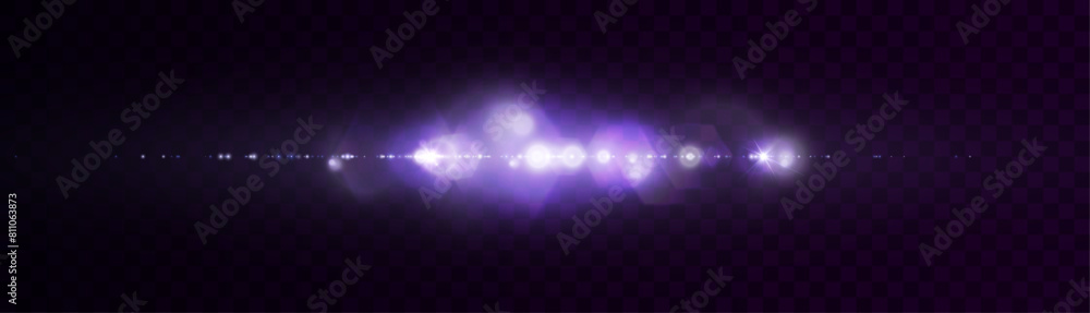 Poster glowing light effect. sparkling highlights of a bright flash with a bright flickering shimmer. vecto