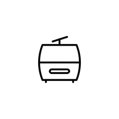 cable car cabin line icon