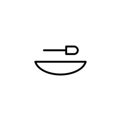 kayak line icon