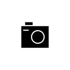 photo camera glyph icon