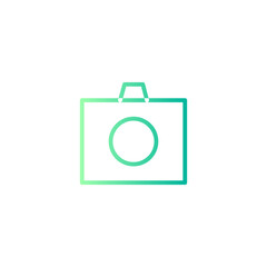 photo camera gradient icon