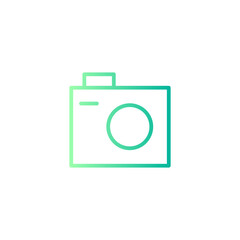 photo camera gradient icon