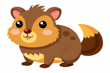 ferret cartoon vector illustration