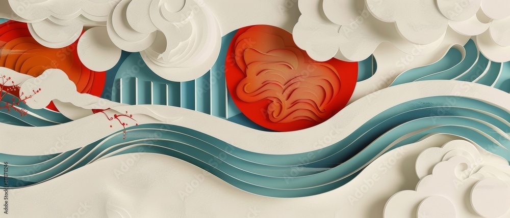 Leinwandbilder the moderns of this template and pattern are from japan. they are abstract backgrounds with geometri