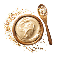 "Indulge in the rich, nutty flavor of our sesame tahini