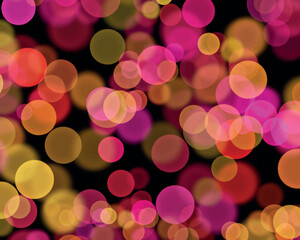 Abstract light blur bokeh effect background glowing vector. Bright sparkles , colorful glitter lights. Sparkling light glittering glow for festival, poster, card, invitation, wedding event, decoration