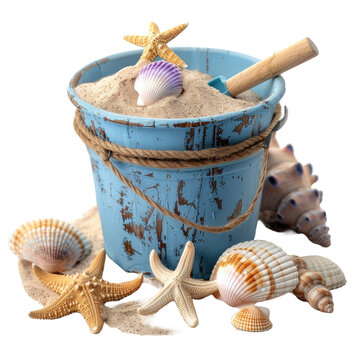 recommend clip art: Bucket and Shovel with on Transparent Background