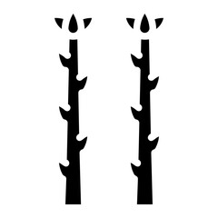asparagus glyph icon