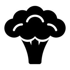 broccoli glyph icon