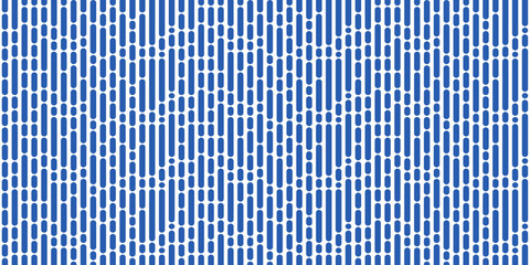 Vertical pattern of blue stripes, dotted. A repeating pattern of lines.