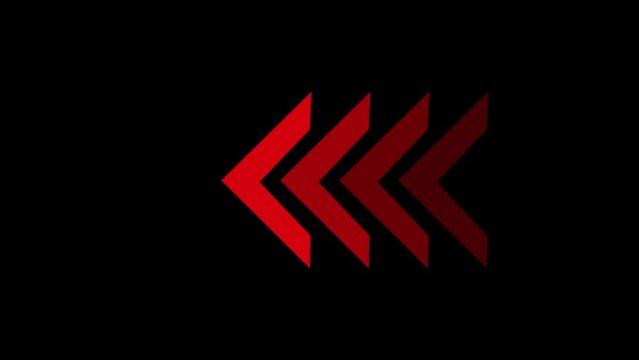 Pink neon arrow with glowing effect. arrow sign, Safety type. 3D rendering, realistic isolated neon sign of Arrow logo decoration and template covering on the black background.
