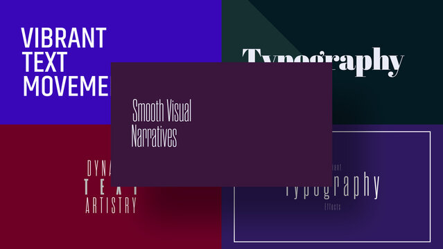 Modern Text Spin | Animated Titles with Control Panels