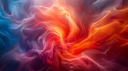 Fototapeta premium The image is an abstract painting with vibrant colors,abstract fire background